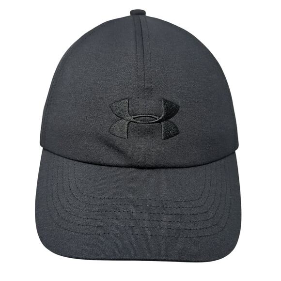 Under Armour Slideback Baseball Cap Black One Size Adjustable Embroidered - Picture 1 of 8